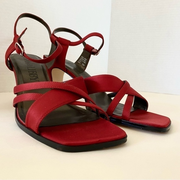 Sam & Libby “Marla” Cabernet Red Formal Heels size 10 — Y2K - Picture 7 of 14